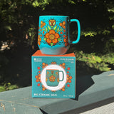 Native Northwest Ceramic Mug 20oz - Prairie Beadwork