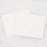 Prism Studio Blank Cards & Envelopes Set 4.25" x 5.5" 10pk Simply White