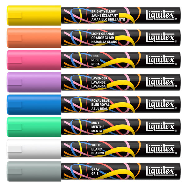 Liquitex Paint Marker Set 8pk, 2mm - Dreamscape