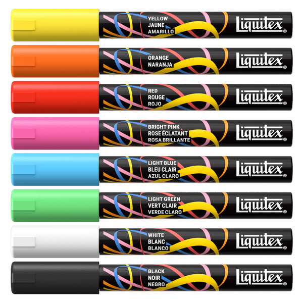 Liquitex Paint Marker Set 8pk, 2mm - Essential