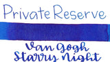 Private Reserve Fountain Pen Ink - Van Gogh Starry Night