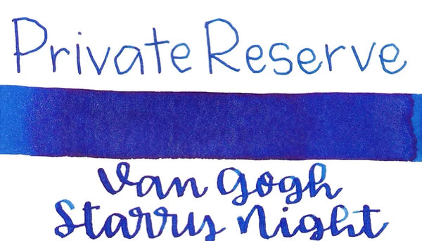 Private Reserve Fountain Pen Ink - Van Gogh Starry Night