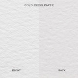 Etchr 100% Cotton Mixed Media Sketchbook, A6 Landscape, Cold Pressed