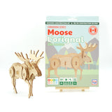 Flip Toys Wooden 3D Animal Model - Moose