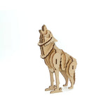Flip Toys Wooden 3D Animal Model - Wolf