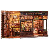 Cutebee DIY Miniature House Kit - Corner Coffee Shop