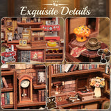 Cutebee DIY Miniature House Kit - Corner Coffee Shop