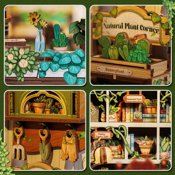 Cutebee DIY Miniature House Kit - Green Life Bookshop
