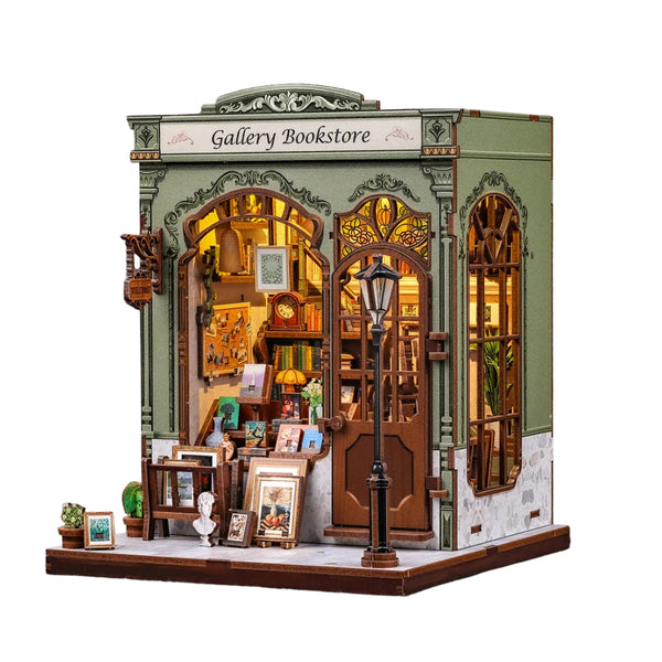 Cutebee DIY Miniature House Kit - Gallery Bookstore
