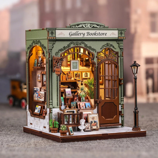 Cutebee DIY Miniature House Kit - Gallery Bookstore