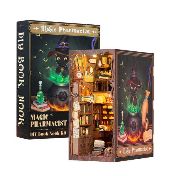 Cutebee DIY Miniature Book Nook Kit - Magic Pharmacist