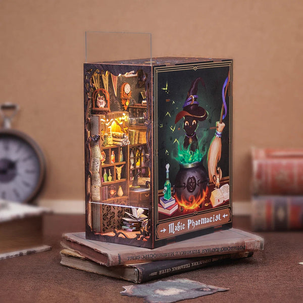 Cutebee DIY Miniature Book Nook Kit - Magic Pharmacist