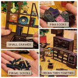 Cutebee DIY Miniature Book Nook Kit - Magic Pharmacist