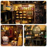 Cutebee DIY Miniature Book Nook Kit - Magic Pharmacist