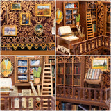 Cutebee DIY Miniature Book Nook Kit - Eternal Bookstore