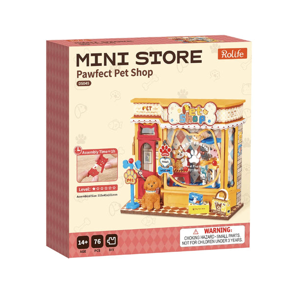 Robotime Rolife DIY Mini Model Kit - Pawfect Pet Shop