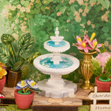 Robotime Rolife DIY Mini Model Kit - Green Fountain Garden