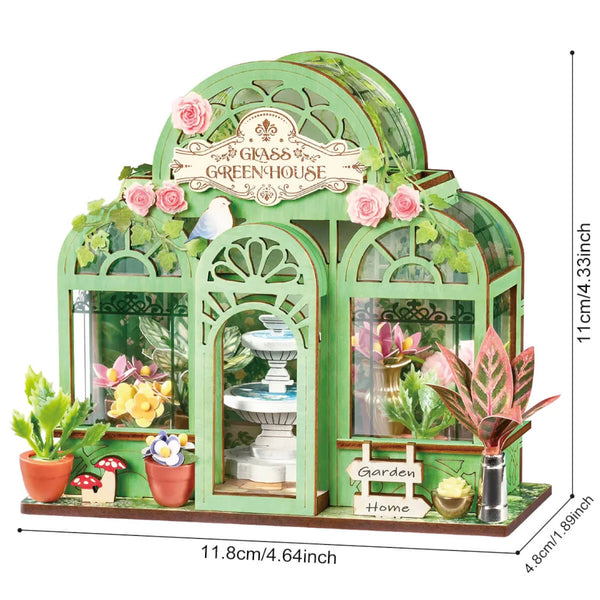 Robotime Rolife DIY Mini Model Kit - Green Fountain Garden