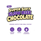 Zibbers Scented Squishy Sensory Toy - Super Soft Slow Rise Chocolate Bar