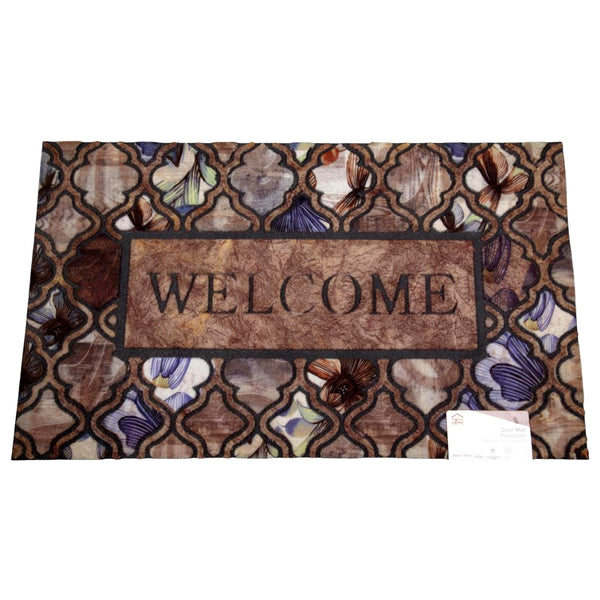 Luciano Home Indoor/Outdoor Doormat - Welcome Mosaic