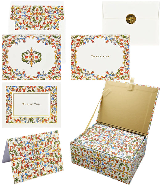 Peter Pauper Press Notecards 20pk Florentine Arabesque