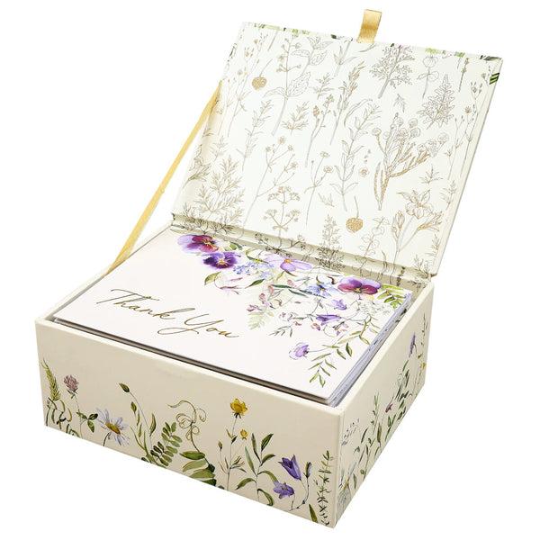 Peter Pauper Press Thank You Notecards 20pk Wildflowers Assortment
