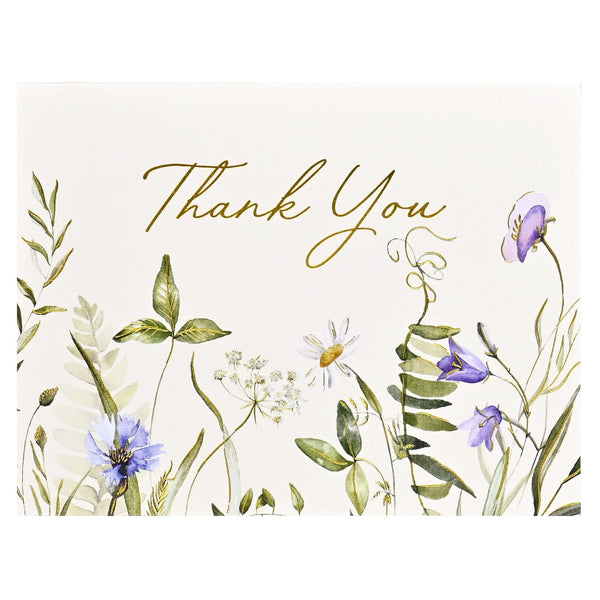 Peter Pauper Press Thank You Notecards 20pk Wildflowers Assortment
