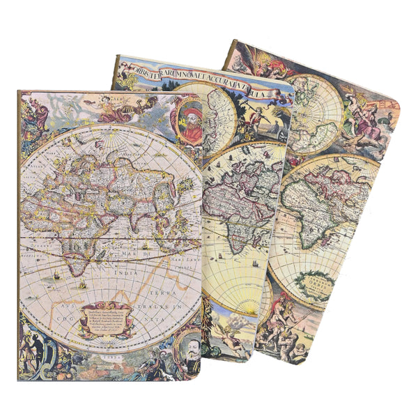 Peter Pauper Press Jotter Mini Notebooks 3pk - Old World