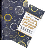 Peter Pauper Press Internet Password Logbook - Cosmos