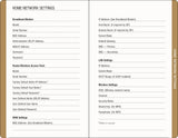 Peter Pauper Press Internet Password Logbook - Cosmos