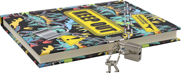 Peter Pauper Press Locking Journal - Keep Out!