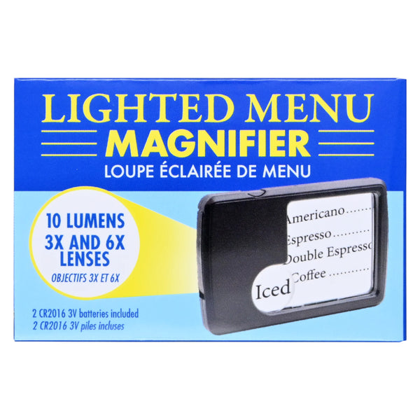 Peter Pauper Press - Menu Magnifier with Light
