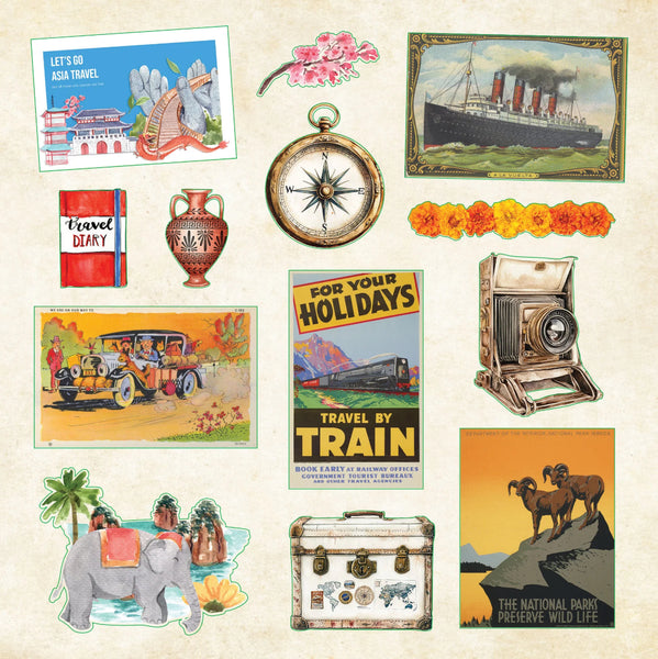 Peter Pauper Press Sticker Book - Travel Odyssey