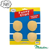 Yup! Supermarket Bag Clip Set of 4 - Potato Chips