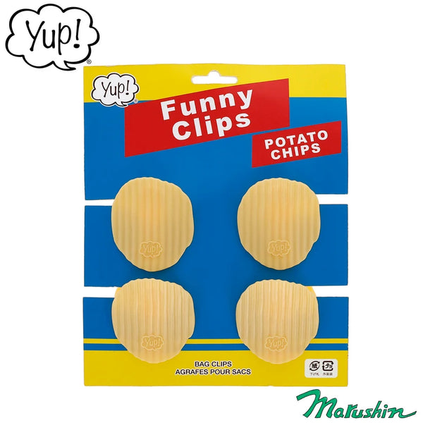 Yup! Supermarket Bag Clip Set of 4 - Potato Chips