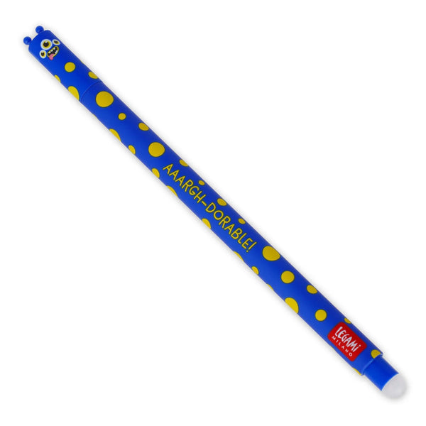 Legami Erasable Gel Pen - Monster, Blue Ink