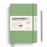 Leuchtturm1917 2027 Agenda - Daily, A5 Hardcover, Sage