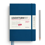 Leuchtturm1917 2027 Agenda - Daily, A5 Hardcover, Indigo