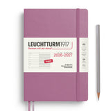 Leuchtturm1917 2026-2027 Agenda - Weekly, A5 Hardcover, Dusty Rose