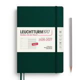Leuchtturm1917 2026-2027 Agenda - Weekly, A5 Hardcover, Forest Green