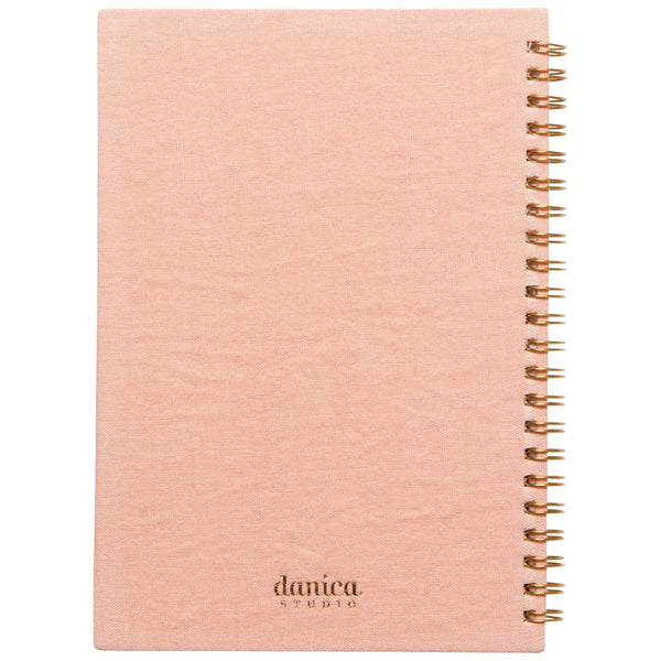 Danica Coil-Bound Notebook - Embroidered Ember Dragon