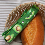 Danica Roll Up Utensil 5pc Set - Avocados