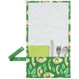 Danica Roll Up Utensil 5pc Set - Avocados