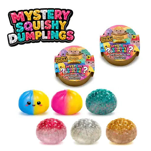 Taba Mystery Squishy Dumplings Stress Toy, Assorted