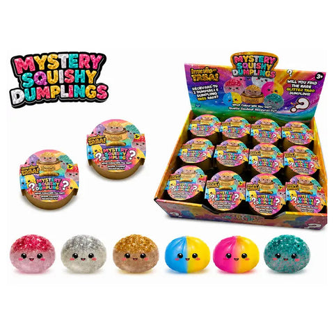 Taba Mystery Squishy Dumplings Stress Toy, Assorted