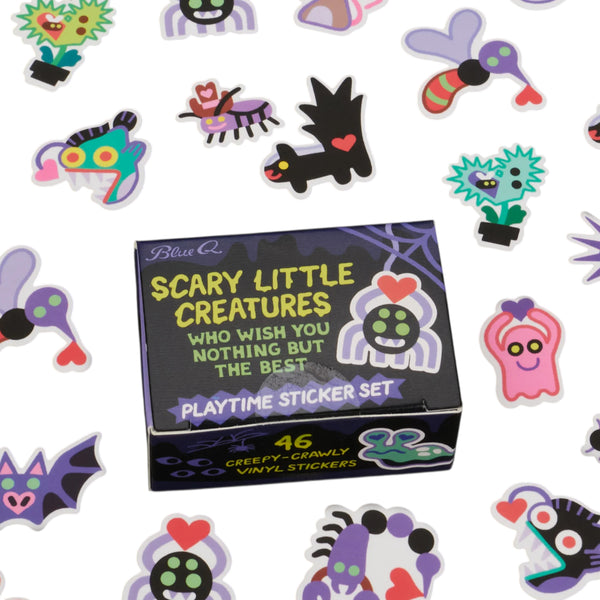 Blue Q Playtime Sticker Set - Scary Little Creatures