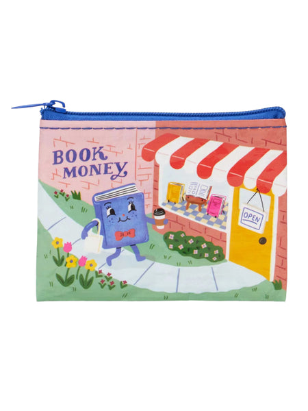 Blue Q Recycled Coin Purse - Book Money