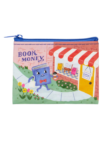 Blue Q Recycled Coin Purse - Book Money