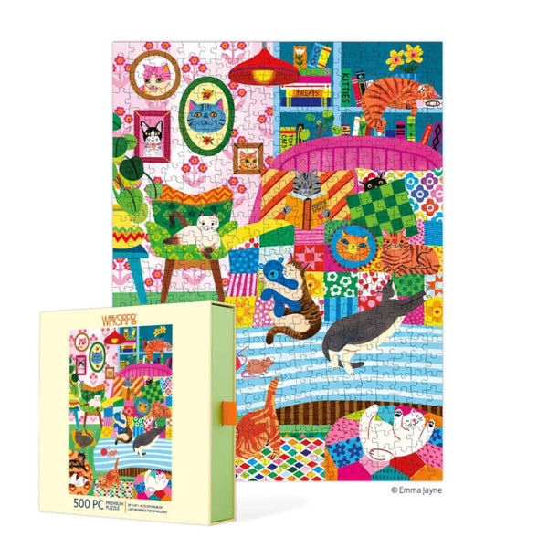 Werkshoppe 500pc Puzzle - Cat Nap Stories