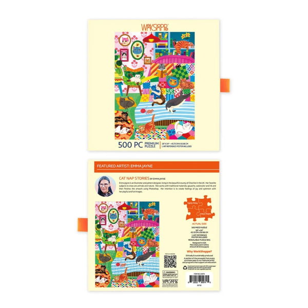 Werkshoppe 500pc Puzzle - Cat Nap Stories